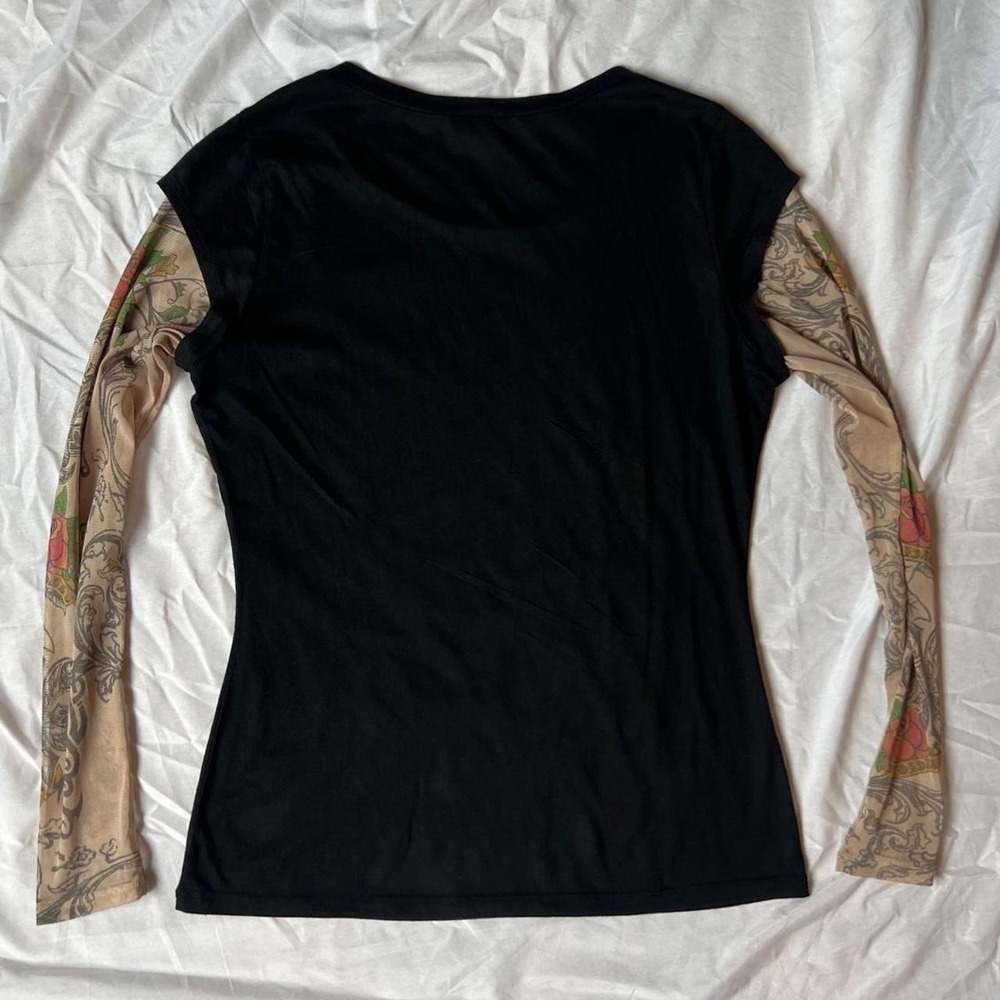 Tattoo Sleeve Gothic Graphic Top - Picture 3 of 8